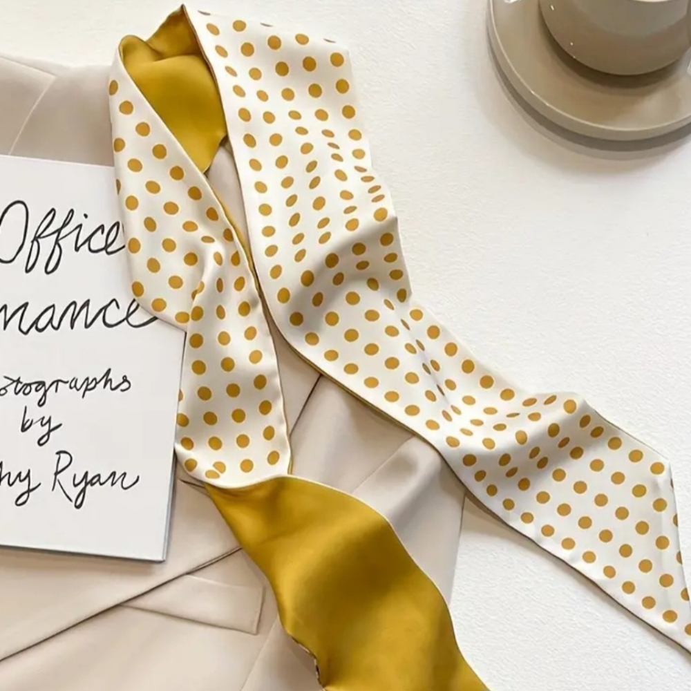 5 pcs. Satin Printed Twillys/Scarves - Picture 4 of 7